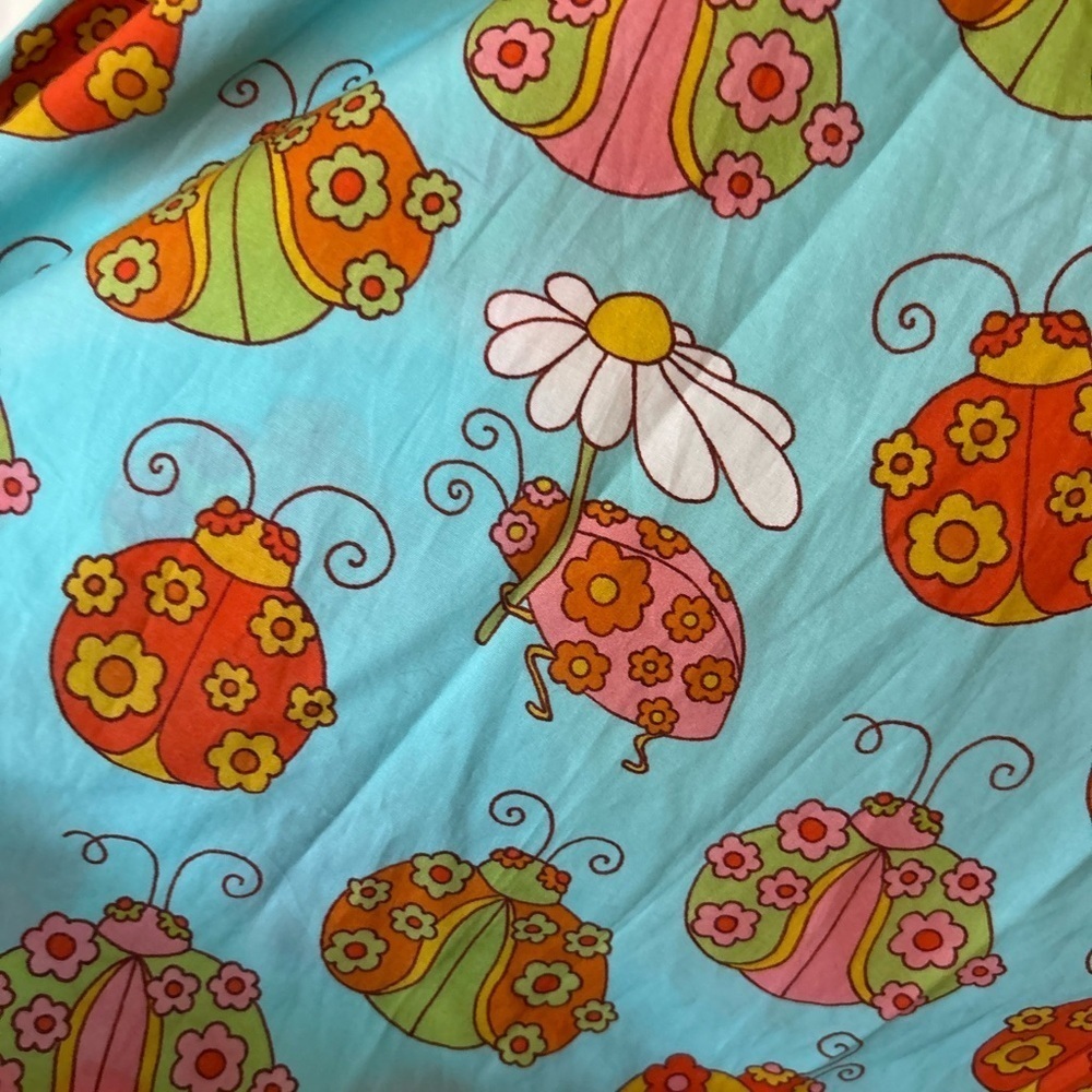NWT ModCloth Novelty Ladybug and Daisy Print Swing Skirt Size 18 - Picture 9 of 12